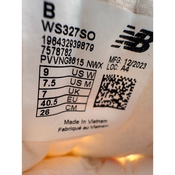 New Balance 327 Shoes Womens Size 9 Turtledove Tan Suede Sneaker WS327SO - Picture 9 of 10